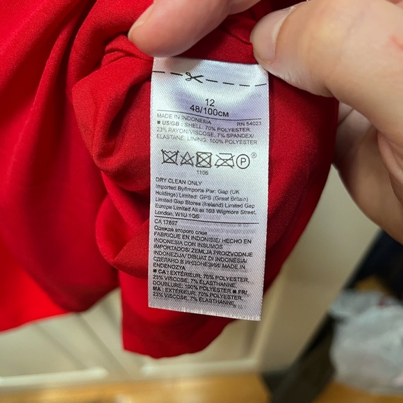 Banana Republic Fit and Flare Racerback Dress in Brilliant Red - Picture 7 of 7